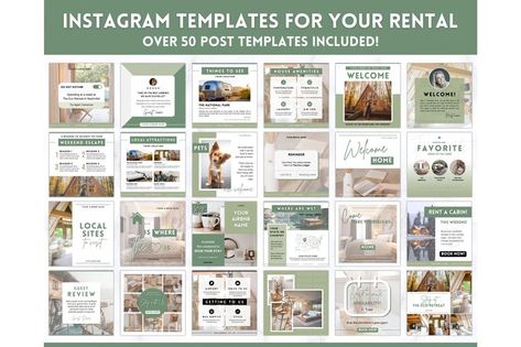 Airbnb Social Media Posts, Airbnb Instagram Post Ideas, Airbnb Post Ideas, Airbnb Instagram Feed, Review Post Design, Airbnb Superhost, Airbnb Ideas, Airbnb Rentals, Small Business Social Media