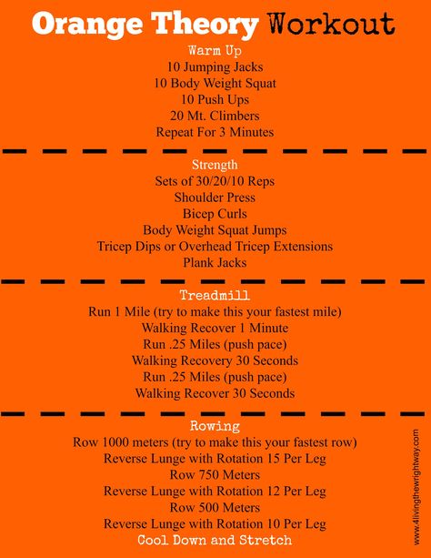 Orange Theory Inspired Workout, Orange Theory Workout At Home, Orange Theory Floor Workout, Orange Therapy Workout, Orange Theory Fitness Before And After, Orangetheory Fitness Before And After, 321 Workout Method, Otf Workouts, Orangetheory Workout