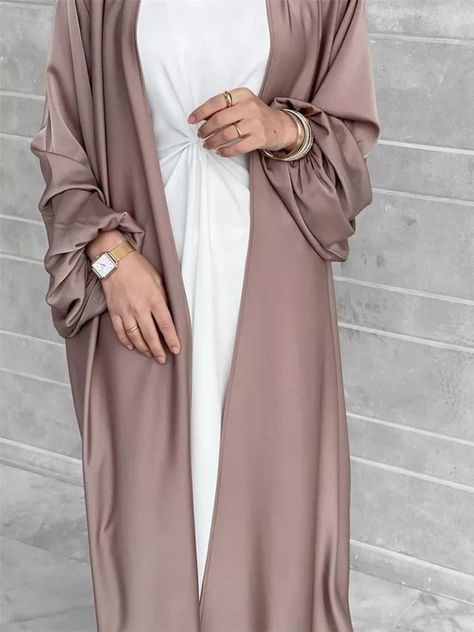 Abaya Mode, Habits Musulmans, Party Long Dress, Abaya Kimono, Abaya Style, Open Abaya, Eid Ramadan, Islamic Dress, Mode Abaya