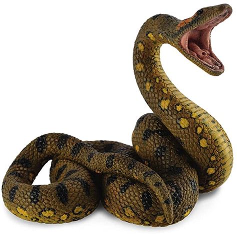 CollectA Green Anaconda : Amazon.co.uk: Toys & Games Giant Anaconda, Anaconda Snake, Green Anaconda, Largest Snake, Animal Action, Reptile Snakes, Beautiful Snakes, Dangerous Animals, Miniature Figures