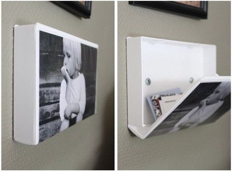 A use for old VHS tape storage boxes -- photo frame and secret stash! Vhs Tape Case, Vhs Crafts, Cool Picture Frames, Cadre Photo Diy, Tape Projects, Photo Tag, Box Tape, Diy Photo Frames, Diy Picture Frames