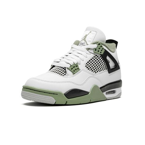 Jordans 4 Green, Sage Green Jordan 4’s, Sea Foam Jordan 4 Outfit, Sage Green Shoes, Jordan 4 Seafoam, Jordan 4 Green, Jordan 4 Women, Jordans Green, Jordans 4