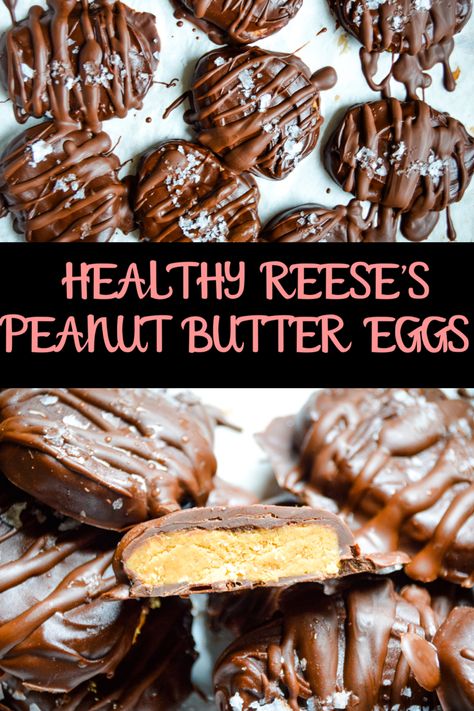 Reese’s Eggs, Peanut Butter Eggs, Vegan Dark Chocolate, Peanut Butter Filling, Vegan Peanut Butter, Healthy Peanut Butter, Vegan Eggs, Peanut Butter Lovers, Peanut Butter Jelly