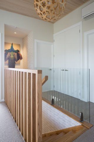 Timber Balustrade 15 Balustrade Design, Timber Stair, Stair Railing Design, Staircase Remodel, Stairway Design, Home Stairs Design, Modern Stairs, Wooden Stairs, Renovation Design