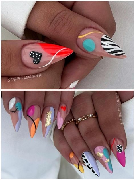 South Africa Nails, Summer Nails Ideas 2024, Jamaican Nail Designs, African Nail Art, Hot Nail Designs, Sassy Nails, Different Nail Designs, Vibrant Nails, Nail Candy