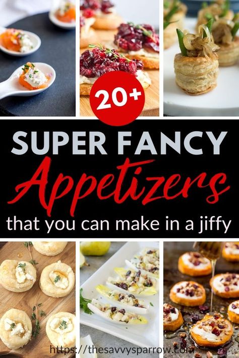 These easy appetizers for a party look fancy and elegant.  Great for holiday appetizers!  Love these easy to make appetizer recipes!  Includes make ahead appetizers, appetizers for a crowd, crostini appetizers, appetizer dips, and more! Easy Appetizers For A Party, Appetizers Appetizers, Fancy Appetizer Recipes, Appetizers For A Party, Small Bites Appetizers, Crostini Appetizers, Fancy Appetizers, Holiday Appetizers Easy, Holiday Appetizers Recipes