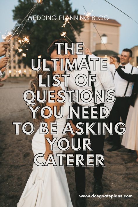 Questions To Ask Caterer For Wedding, Questions To Ask Your Wedding Vendor, Questions To Ask Wedding Caterer, Questions To Ask Wedding Venues, Questions To Ask Venue For Wedding, Questions To Ask When Touring Wedding Venues, Catering Company, Woodland Wedding Centerpieces, Wedding Questions