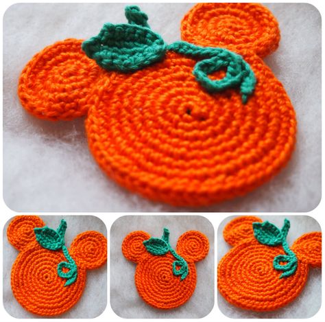 The Pumpkin Mouse crochet pattern Crochet Pumpkin Free Pattern, Pumpkin Mouse, Crochet Mickey Mouse, Minnie Mouse Pumpkin, Disney Crochet Patterns, Mouse Crochet, Mickey Mouse Pumpkin, Fall Crochet Patterns, Crochet Disney