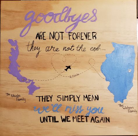 Exchange Student Quotes Goodbye, Foreign Exchange Student Gifts Goodbye, Exchange Student Welcome Sign, Farewell Poster Ideas, Goodbye Poster Ideas, Exchange Student Gifts, Student Memory Book, Neighborhood Ideas, Slam Book