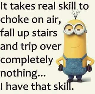 It takes real skills to Minion Meme, Jenaka Kelakar, Workout Memes Funny, Funny Minion Pictures, Funny Minion Memes, Minion Pictures, Minion Jokes, A Minion, Funny School