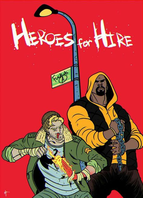 Heroes Luke Cage Marvel, Iron Fist Marvel, Misty Knight, Cosmic Comics, Series On Netflix, Black Superheroes, Heroes For Hire, Marvel Knights, Power Man