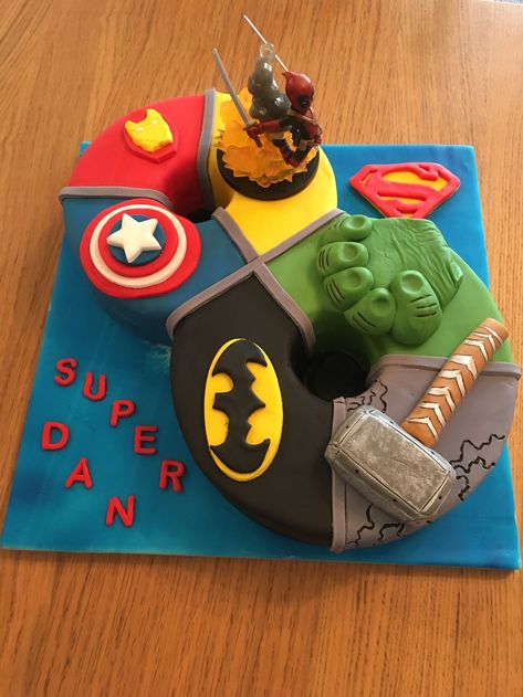 Cake Designs 8 Year, 8 Yaş Doğum Günü Pastası, 8th Birthday Cakes For Boys, Birthday Cake For 8 Year Boy, Birthday Cake For 4 Year Boy, 8th Birthday Cake Boys, Avengers Pinata, Old Birthday Cake, Birthday Cake Images