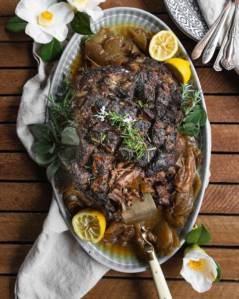 Mediterranean Roasted Leg of Lamb | American Lamb Lamb Tacos Recipes, Lamb Taco, Roasted Leg Of Lamb, Lamb Leg Recipes, Marinated Lamb, Roast Lamb Leg, Chicken Leg Recipes, Lamb Leg, Braised Lamb