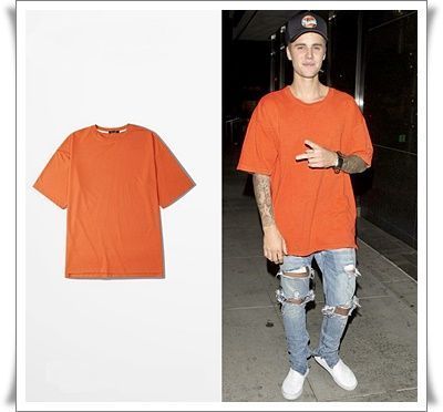 Streetwear Men Urban, Oversized Tshirt Outfit Korean, Outfit With Belt, Orange Shirt Outfit, Justin Bieber Shirts, Streetwear Fashion Summer, Oversized Tshirt Outfit, Streetwear Fashion Menswear, Oversize Tshirt Outfits