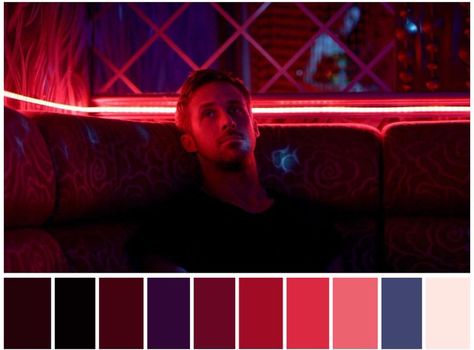 Only God Forgives (2013) Director: Nicolas Winding Refn Cinematography: Larry Smith Production Design: Beth Mickle Only God Forgives, Nicolas Winding Refn, Color In Film, Larry Smith, Movie Color Palette, Famous Movie Scenes, Cinema Colours, Movie Screenshots, Color Script