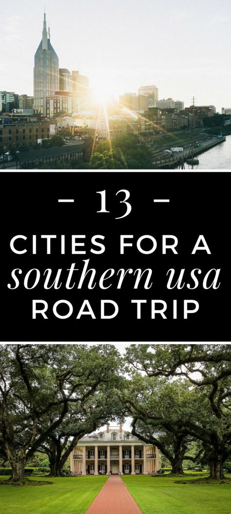 A Southern USA Road Trip: 13 Cities to Visit - There She Goes Again Road Trip Mississippi, Deep South Road Trip, Southern Usa Road Trip, Road Trip Southern States, South East Road Trip Usa, Southern States Road Trip, Southern Vacation Spots, Usa Road Trips, Southern Road Trips