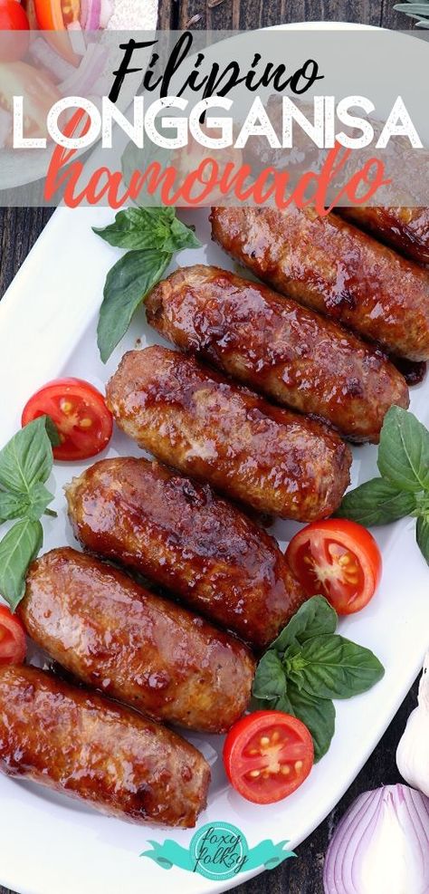 This longganisa recipe is very simple and easy to make. With slightly sweet take and loaded with garlicky goodness. Normally encased in a casing but can also be made skinless. #recipe #filipinofood #sausages #breakfast #foxyfolksy #longganisa #longaniza Longaniza Recipe, Longanisa Recipe, Longganisa Recipe, Foxy Folksy, Home Made Sausage, Filipino Street Food, Daging Babi, Best Sausage, Homemade Sausage