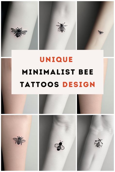 Express your individuality with minimalist bee tattoos. Find your perfect design in our gallery, and let the beauty of simplicity adorn your skin. Dive into our collection now Most Unique Couple Tattoos, Mini Bumble Bee Tattoo, Honey Bee Finger Tattoo, Minimalist Bumble Bee Tattoo, Finger Tattoos Bee, Couple Bee Tattoo, Tiny Bee Tattoos For Women, Simple Bee Tattoos For Women, Bee Tattoo Ideas Minimalist