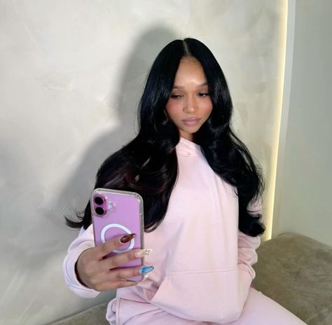 Sew In Wig, Hair Appointment, Hair Life, Baddie Hairstyles, Pink Iphone, Girls Makeup, Pretty Selfies, Hair And Nails, Hair Inspo