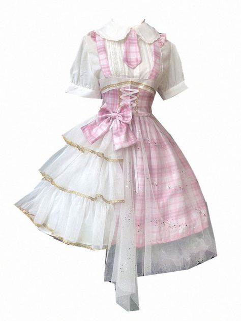 Estilo Harajuku, Bows Pink, Lolita Outfits, Kawaii Fashion Outfits, Sweet Lolita, Pink Outfits, Kawaii Clothes, 여자 패션, Really Cute Outfits