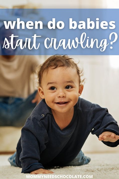 When do Babies Start Crawling? Signs Your Baby is Ready - Mommy Needs Chocolate When Do Babies Start Crawling, Help Baby Crawl, Answer This Question, Baby Ready, Crawling Baby, Chest Muscles, Do Baby, 4 Month Olds, Different Exercises