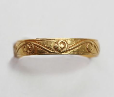 gold medieval ring Medieval Ring, Ancient Jewels, Medieval Rings, Ancient Jewellery, Historical Jewellery, Medieval Jewelry, Ring Ideas, Ancient Jewelry, 14th Century