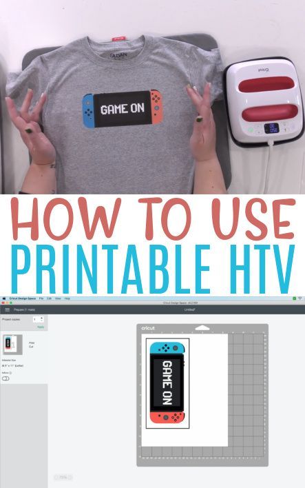 If you’re ready to learn the basics of how to use printable HTV, this Cricut tutorial is for you! Once you master this, you will be able to design and make tons of different Cricut craft projects #cricut #cricutexplore #cricutmaker #cricutmade #cricutprojects #ironon #htv #heattransfervinyl Printable Iron On Vinyl, How To Make Iron, Cricut Heat Transfer Vinyl, Cricut Explore Air Projects, Diy Recycled Projects, Printable Htv, Cricut Craft, Cricut Craft Room, Diy Cricut