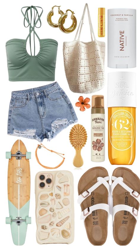 Strand Outfit, Surfergirl Style, Sommer Strand Outfit, Cute Beach Outfits, Beachy Outfits, Preppy Summer Outfits, Outfit Inspo Summer, Neue Outfits, Preppy Summer