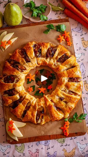 860K views · 17K reactions | If you’re looking for an appetizer for Easter brunch, here’s my pear, bacon and Brie wreath! 🍐 This is perfect for sharing and it’s a really pretty centerpiece to have on your table. The pear and Brie slices are topped with crumbled bacon and drizzled with apricot jam before being wrapped in crescent roll dough. It’s so good! I peel the rind off of my Brie because I prefer it that way, but you definitely don’t have to. I’ve previously been told that I should never set foot in France because I peeled the rind off of my Brie, so please rest assured is that I have not, in fact, gone to France yet. I need to make some dinner over here and then I’ll get to working on writing this recipe for you! If you’d like a link when it’s done, just comment below. Love you all! Pear Brie Apricot Wreath, Brie Wreath, Bacon And Brie, Pear And Brie, Crescent Rings, Best Party Appetizers, Christmas Appetizers Easy, Shortbread Cookies Easy, Sliced Pears