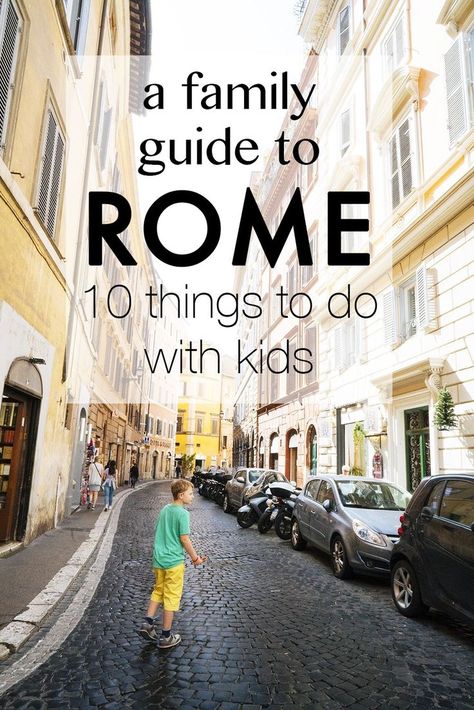 A Family Guide to Rome: 10 things to do in Rome with kids. If you're heading to Italy with kids, you'll need to know how to tackle the beautiful Eternal City. Here are the best things to do in Rome with kids. Things To Do With Kids, Italy Travel Tips, Voyage Europe, Family Travel Destinations, Destination Voyage, Italy Vacation, Cinque Terre, Family Adventure, European Travel