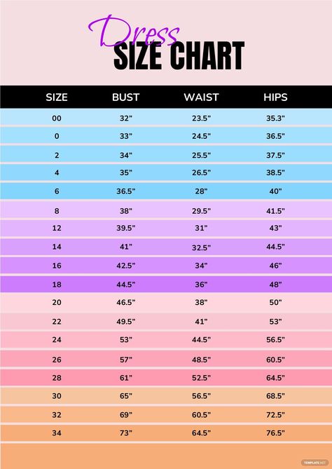 Dress Size Chart Measurement Chart For Women Clothing, Size Guide Clothing Measurement Chart, Weight Height Clothing Size Chart, Ready Made Pattern Size Chart, Crochet Dress Size Chart, Ready To Wear Size Chart Pattern, Uk Size Chart For Women Dress, Size Measurement Chart Women, Waist Size Chart Women