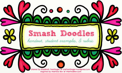 Smash Doodles: handout, student examples, & rubric | Shared by Elizabeth Dentlinger at SraDentlinger.wordpress.com | Inspired by Martina Bex at MartinaBex.com Smash Doodle, Tprs Spanish, Comprehensible Input, Earth Mama, Ap Spanish, Doodle Pages, Be Here Now, Spanish 1, Free Cartoons