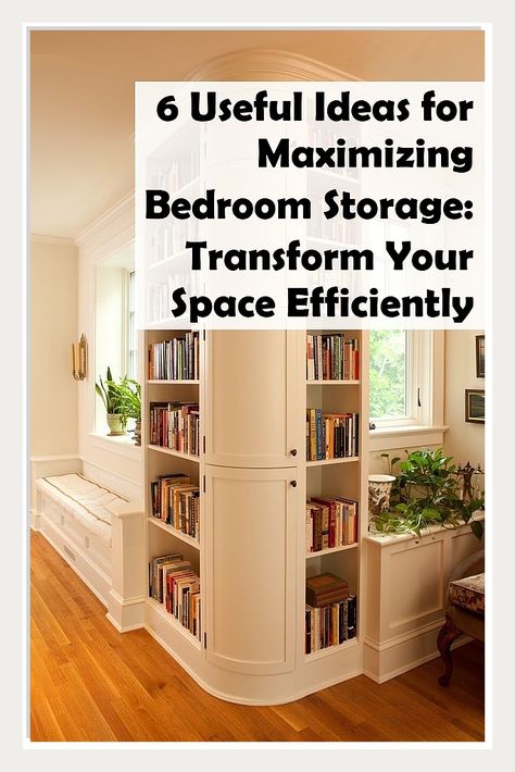 Discover innovative solutions with our guide on maximizing bedroom storage. In "6 Useful Ideas for Maximizing Bedroom Storage: Transform Your Space Efficiently," you'll find practical tips to declutter and organize your bedroom effectively. From multifunctional furniture to creative storage hacks, learn how to make the most of your space while keeping it stylish. Transform your bedroom into a serene retreat with these essential storage ideas. Storage Ideas Bedroom, Declutter And Organize, Useful Ideas, Creative Storage, Organize Declutter, Multifunctional Furniture, Storage Hacks, Bedroom Storage, Storage Ideas