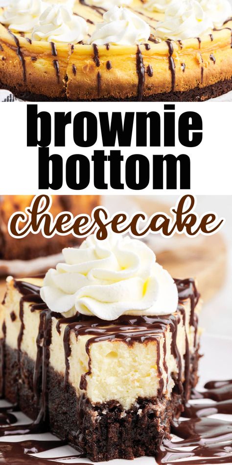 Cheesecake Recipes Lemon, Brownie Bottom Cheesecake, Rich Cheesecake, Lemon Cheesecake Recipes, Easy Cheesecake Recipes, Cheesecake Desserts, Easy Cheesecake, Lemon Cheesecake, Desert Recipes