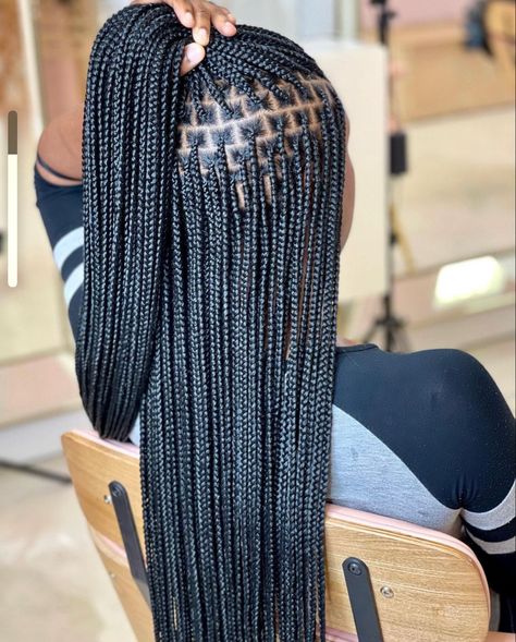 Braids Medium Hair, Hairstyles For Black Women Cornrows, Black Women Cornrows, Small Box Braids Hairstyles, Small Knotless Braids, Braids Medium, Women Cornrows, Small Knotless, Latest Hair Braids