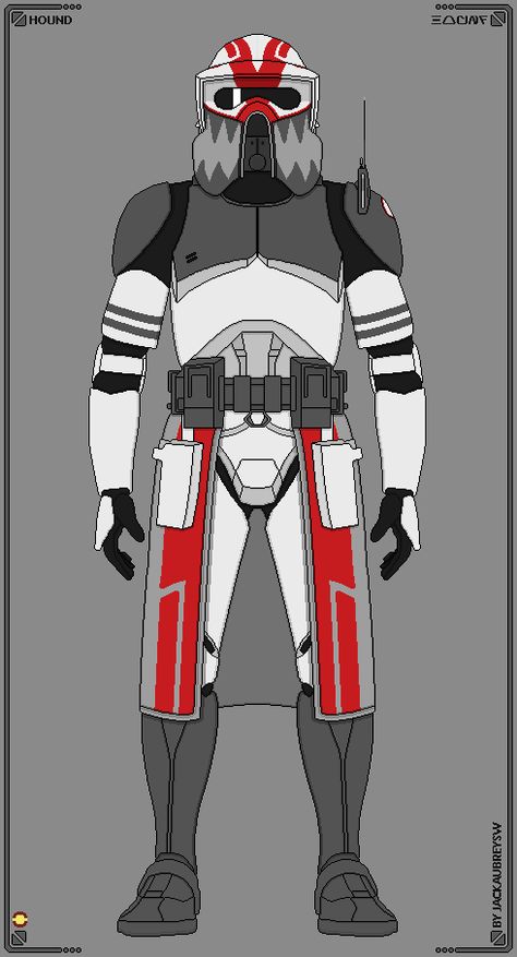 Homeworld Security - Sergeant Hound by https://www.deviantart.com/jackaubreysw on @DeviantArt Senate Commando, Heavy Clone Trooper, Sergeant Hound Star Wars, 332nd Clone Trooper, Clone Commanders, 212th Clone Trooper, Shock Trooper, Coruscant Guard, Clone Trooper 41st Elite Corps