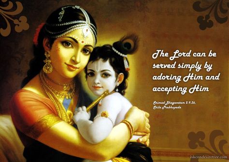 Serving The Lord  For full quote go to: http://quotes.iskcondesiretree.com/srila-prabhupada-on-serving-the-lord-2/  Subscribe to Hare Krishna Quotes: http://harekrishnaquotes.com/subscribe/  #ServingTheLord, #SupremeLord Janmashtami Wallpapers, Yashoda Krishna, Art Krishna, Bal Krishna, Little Krishna, Baby Krishna, Divine Mother, Lord Krishna Wallpapers, Krishna Janmashtami