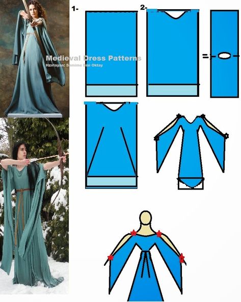 Moda Medieval, Fair Outfits, Kleidung Diy, Costume Patterns, Cosplay Diy, Sewing Design, Diy Sewing Clothes, Clothes Sewing Patterns, Fashion Sewing Pattern