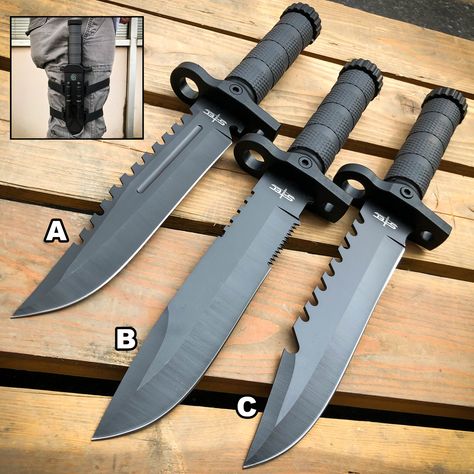 Military Knives, Knives Hunting, Benchmade Knives, Pretty Knives, Tactical Gloves, Tactical Survival, Fire Starter, Military Combat, Military Tactical