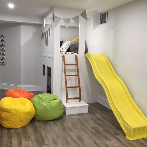 Indoor Playroom, Extra Space Storage, Dream Basement, Basement Playroom, Kids Basement, Basement Living Rooms, Cozy Basement, Kids Playroom Decor, Basement Makeover