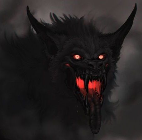 Back To My Roots, Demon Wolf, Shadow Wolf, Dark Creatures, Werewolf Art, My Roots, Canine Art, Fantasy Beasts, 다크 판타지