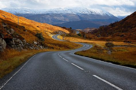 ★ Ardnamurchan, Lochaber, Scotland Beautiful Roads, Scenic Roads, In The Middle Of Nowhere, Middle Of Nowhere, Winding Road, Back Road, Scenic Routes, Scenic Drive, Open Road