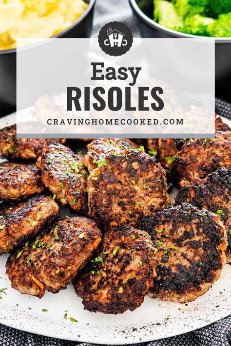 These delicious and juicy beef Rissoles are quick and easy to make. They're Australia's popular and classic meat patties, super versatile. #rissoles #recipe Beef Rissoles, Meat Patty Recipe, Minced Beef Recipes Easy, Rissoles Recipe, Beef Patties Recipes, Meat Patties, Mushroom Tart, Minced Beef Recipes, Minced Meat Recipe