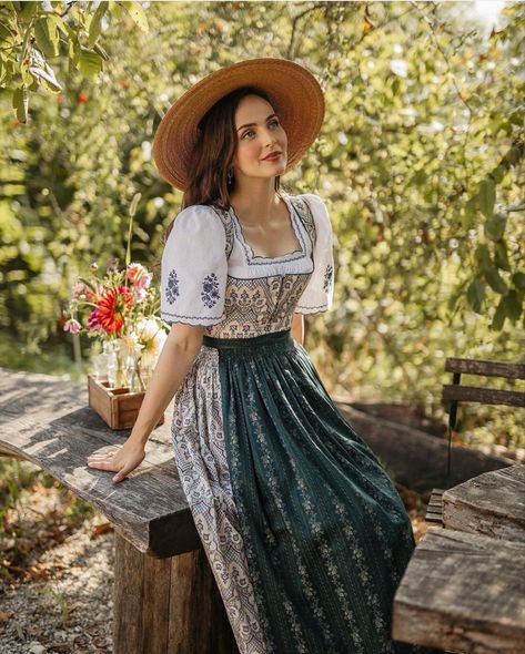 Dirndl: Lena Hoschek Octoberfest Outfits, Modern Dirndl, German Traditional Dress, Bridal Dirndl, Wedding Dirndl, German Dress Dirndl, Idda Van Munster, Folklore Fashion, Cottagecore Dresses