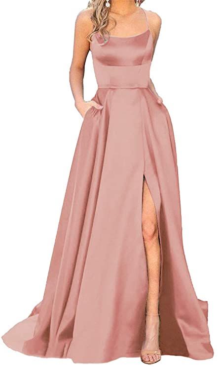 Rose Gold Evening Gown, Prom Dresses Long A Line, Halter Prom Dresses Long, Gold Evening Gown, Off Shoulder Bridesmaid Dress, Red Prom Dress Long, Friends Design, Halter Prom Dresses, Prom Dresses With Pockets