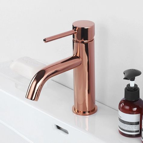 Smarter Shopping, Better Living! Aliexpress.com Rose Gold Faucet, Gold Faucet, Dream Ideas, Single Hole Bathroom Faucet, Brass Bathroom, Bathroom Basin, Ceramic Plate, Bathroom Faucet, Gold Brass