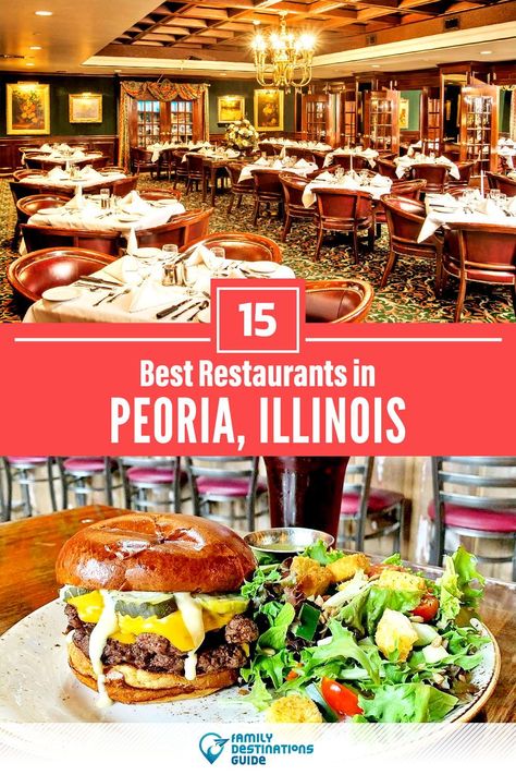 Want to see the best restaurants in Peoria, IL? We’re FamilyDestinationsGuide, and we’re here to help: From incredible brunch spots and amazing places to eat dinner, to local foodie spots and hidden gems, discover the BEST Peoria restaurants - so you get memories that last a lifetime! #peoria #peoriarestaurants #restaurantsinpeoria #bestrestaurantsinpeoria #placestoeatpeoria Galena Illinois, Rockford Illinois, Peoria Illinois, Brunch Places, Springfield Illinois, Park Restaurant, Family Destinations, Brunch Spots, Food Places