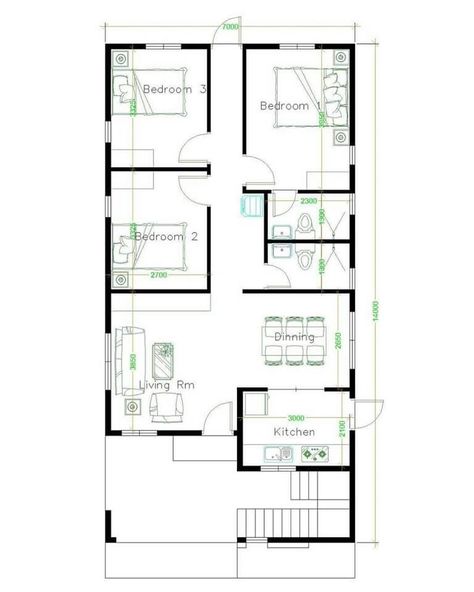 Unique House Plan Ideas - Engineering Discoveries House Plans 3d, Terrace Roof, 20x40 House Plans, Three Bedroom House Plan, Unique House Plans, Pelan Rumah, Indian House Plans, Indian House, Duplex House Plans