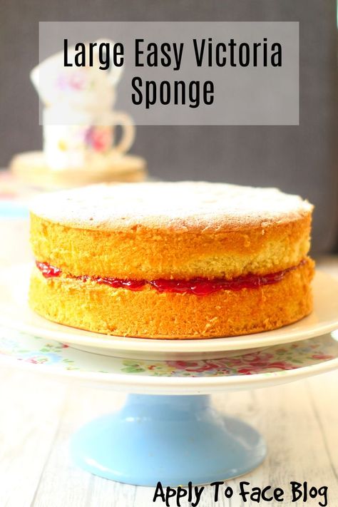 Victoria Sponge Recipe, Sponge Recipe, Uk Food, Victoria Sponge Cake, Lemon Drizzle Cake, Bake Cake, Bake Recipes, Make Ahead Desserts, Sponge Cake Recipes