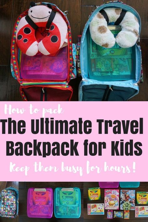 Kid Travel Kit, Travel To Hawaii, Disney Road Trip, Travel Hacks Kids, Kids Travel Bags, Kids Travel Activities, Airplane Activities, International Travel Essentials, Travel Essentials For Kids